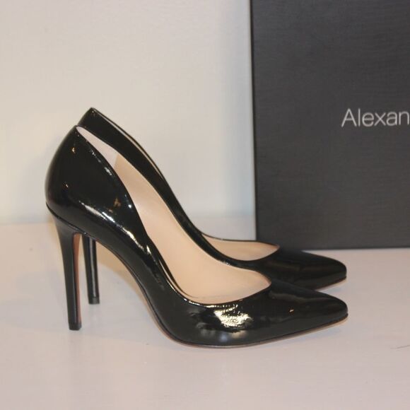 NEW Alexandre Birman Fechado Salto Alto Black Petrol Heels - Picture 1 of 8